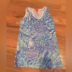Lilly Pulitzer Mini Harper Shift girls Medium 6/7